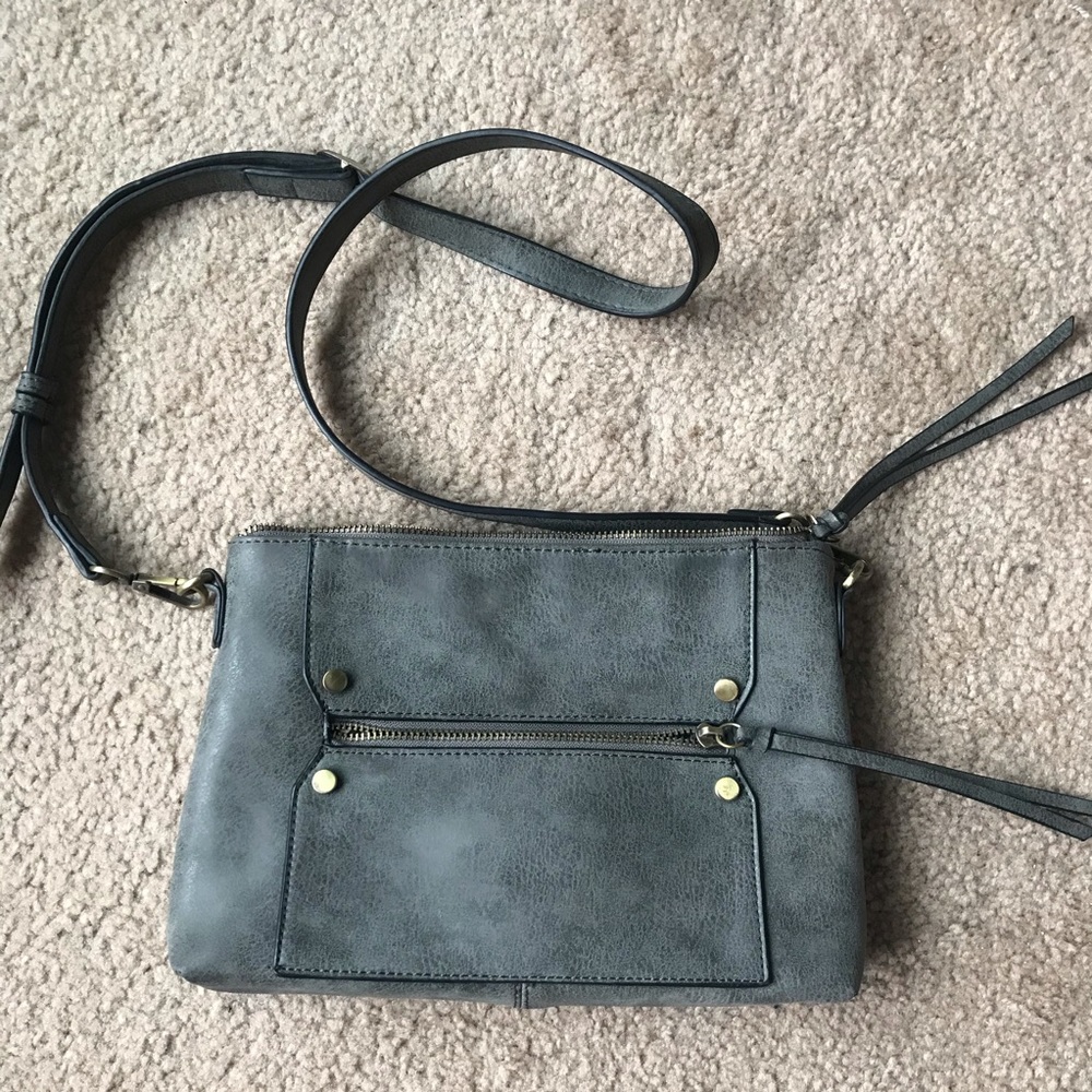 francesca’s odele gray crossbody bag